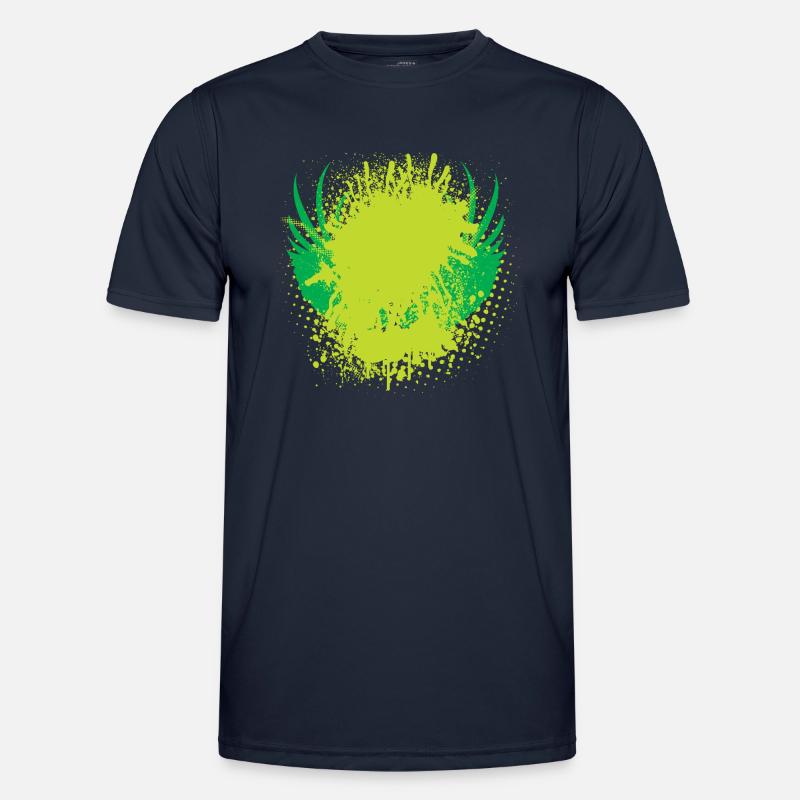 Vector background eu - Men's Functional T-Shirt - navy