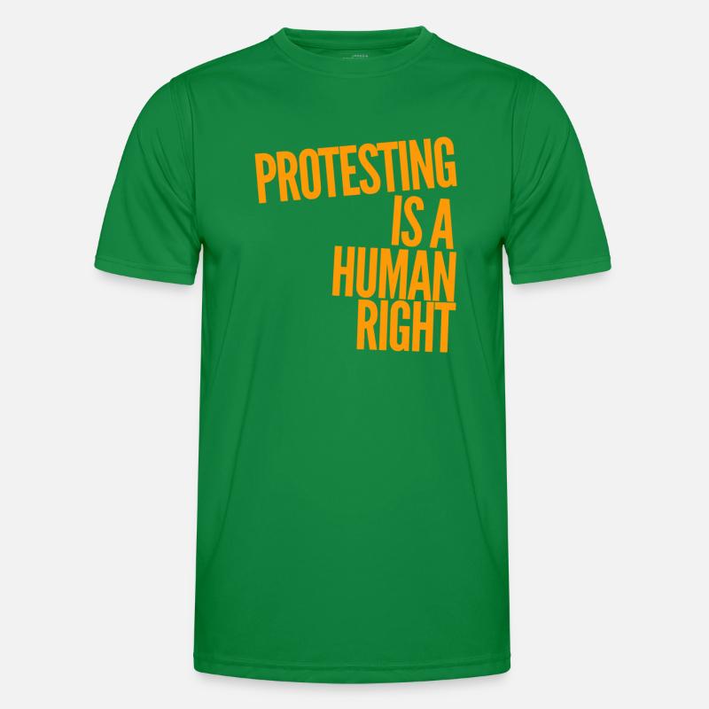 Protesting is a human right Men's Functional T-Shirt