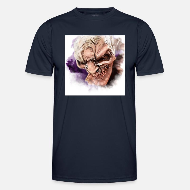 Krampus Percht Devil 2316 - Men's Functional T-Shirt - navy