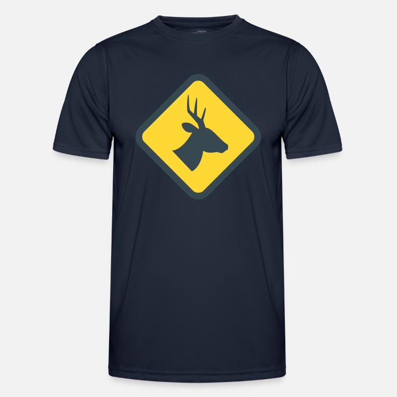 Warning deer Men's Functional T-Shirt
