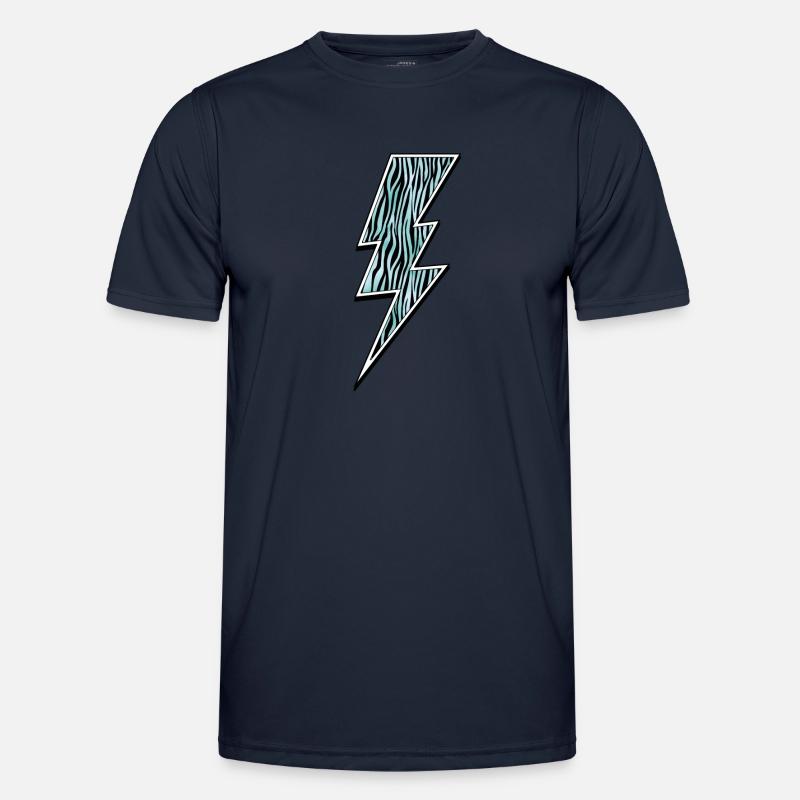 Zebra Lightning Men's Functional T-Shirt