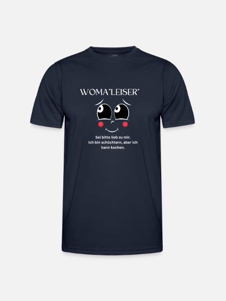 Woma*leiser* - Männer Funktions-T-Shirt - Navy