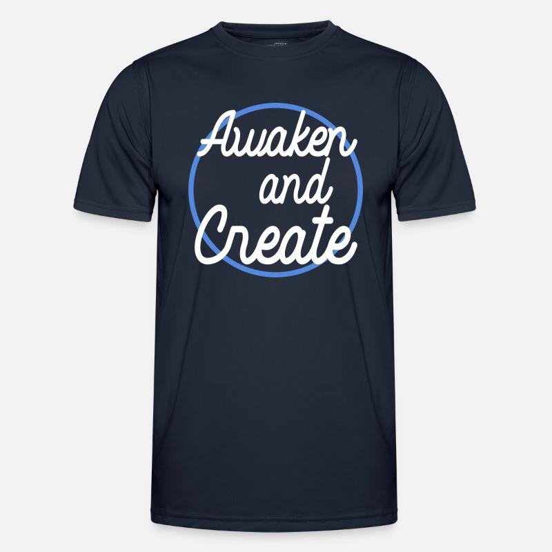innovative ideas technological innovation present - Männer Funktions-T-Shirt - Navy