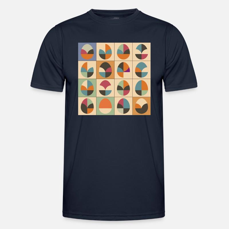 Easter Eggs Design No.05 - Men's Functional T-Shirt - navy