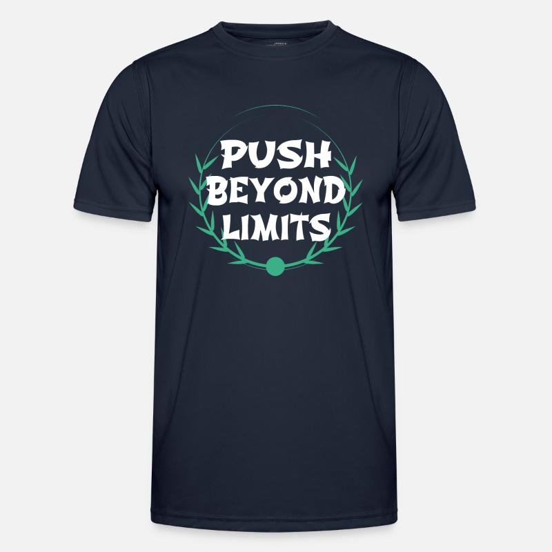 statement techniques - Men's Functional T-Shirt - navy