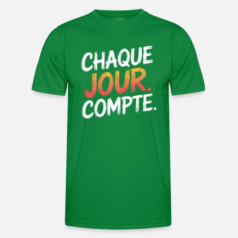 Chaque jour compte T-shirt sport Homme