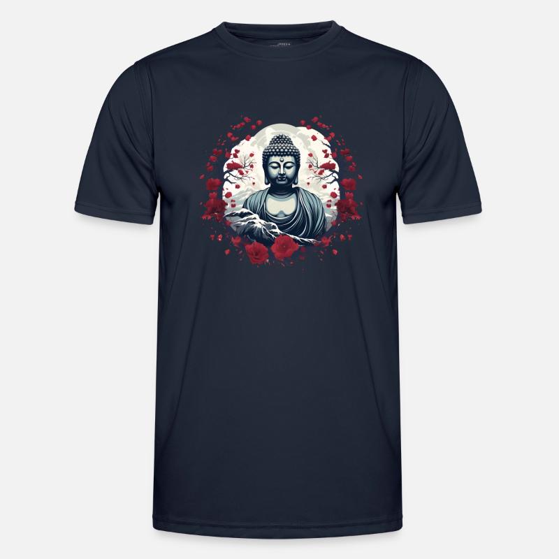 Buddha Statue Men's Functional T-Shirt