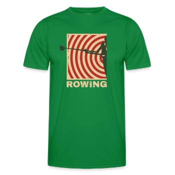 Aviron - T-shirt sport Homme - vert - Devant - AI Model Male 178 dark (178cm)
