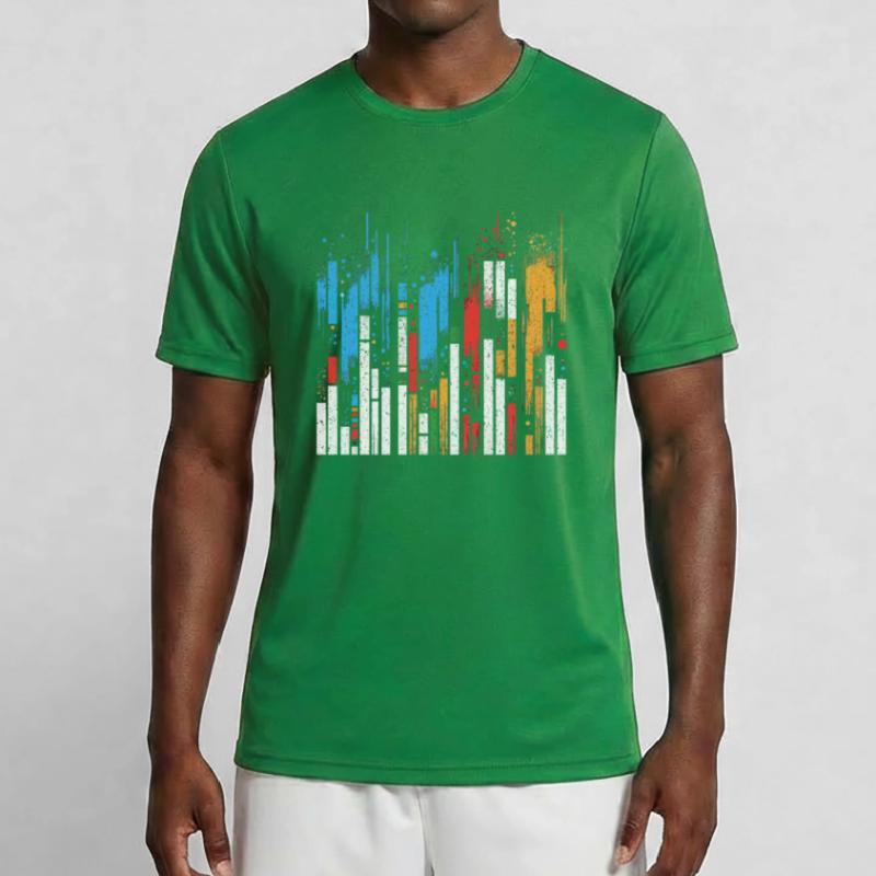 Data Analysis & Charts - Visual Gift Idea Men's Functional T-Shirt