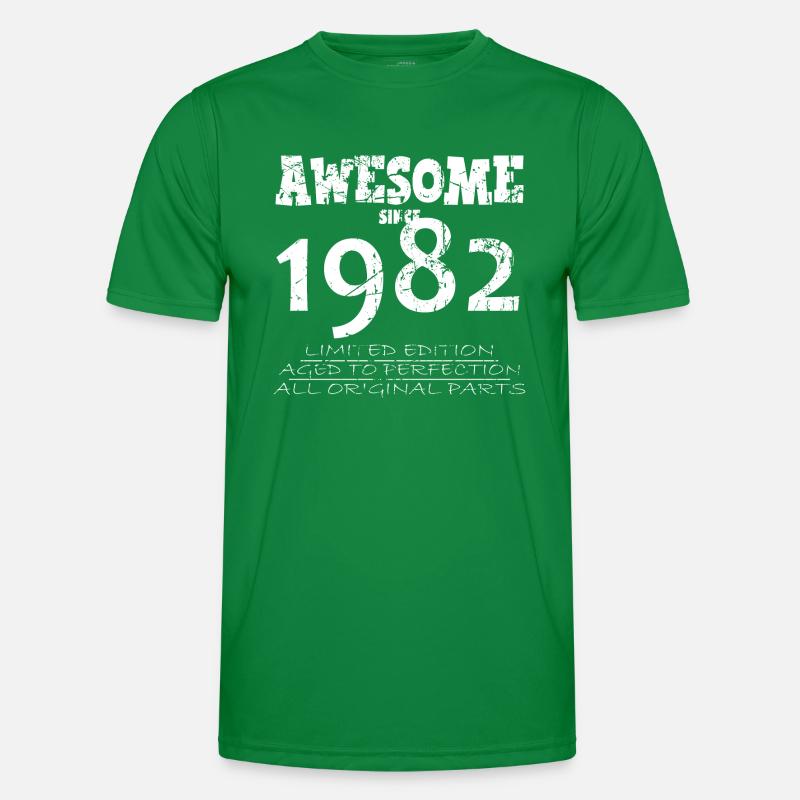 1982 - 42e anniversaire légendaire T-shirt sport Homme