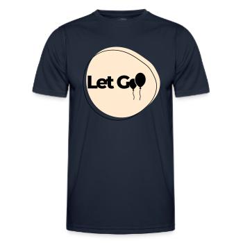 Lâche-le - T-shirt sport Homme - bleu marine - Devant - AI Model Male 178 dark (178cm)