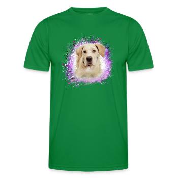 Cane Corso,Dog,Painting,Graffiti,Bulldog - Men's Functional T-Shirt - kelly green - Front - AI Model Male 178 dark (178cm)