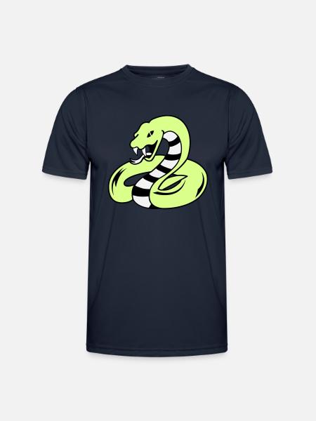 snake 02 - Men's Functional T-Shirt - navy