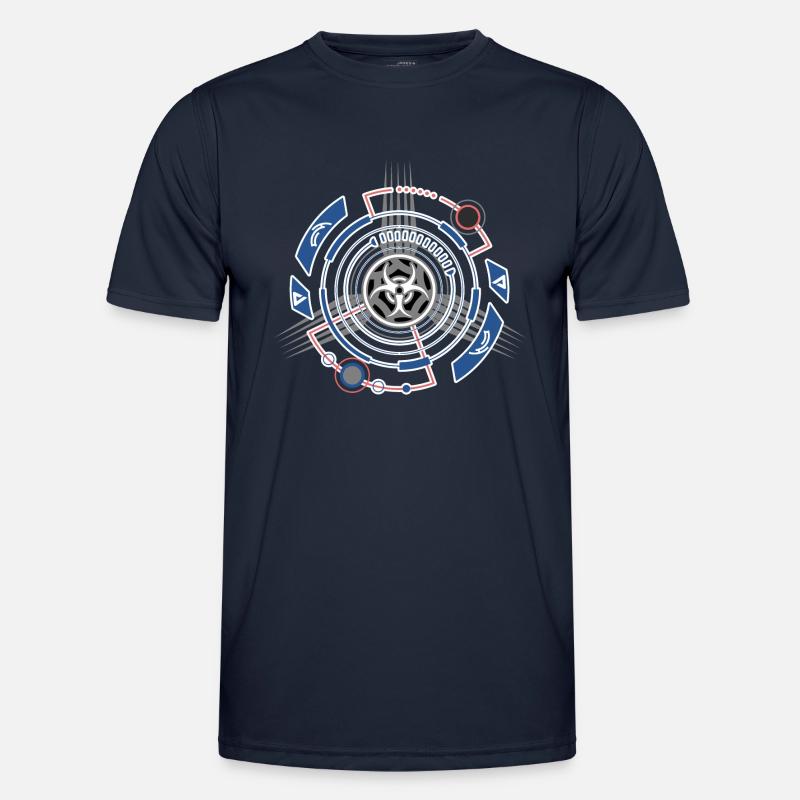Tech Design Future Technology Geeks - Men's Functional T-Shirt - navy