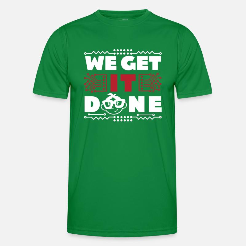 We get IT done IT-Fachmann Informatiker Computer Men's Functional T-Shirt