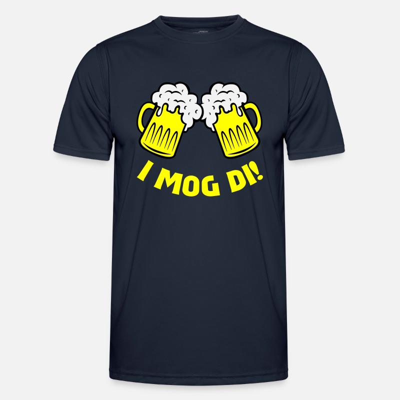 bier i mog di Männer Funktions-T-Shirt