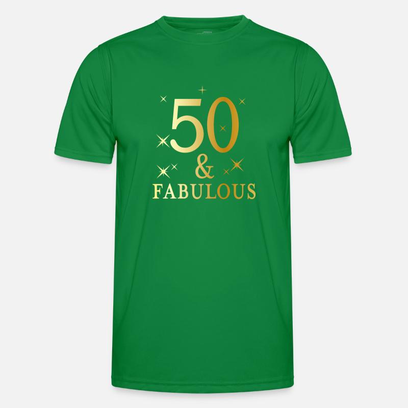 50 and fabulous Men's Functional T-Shirt