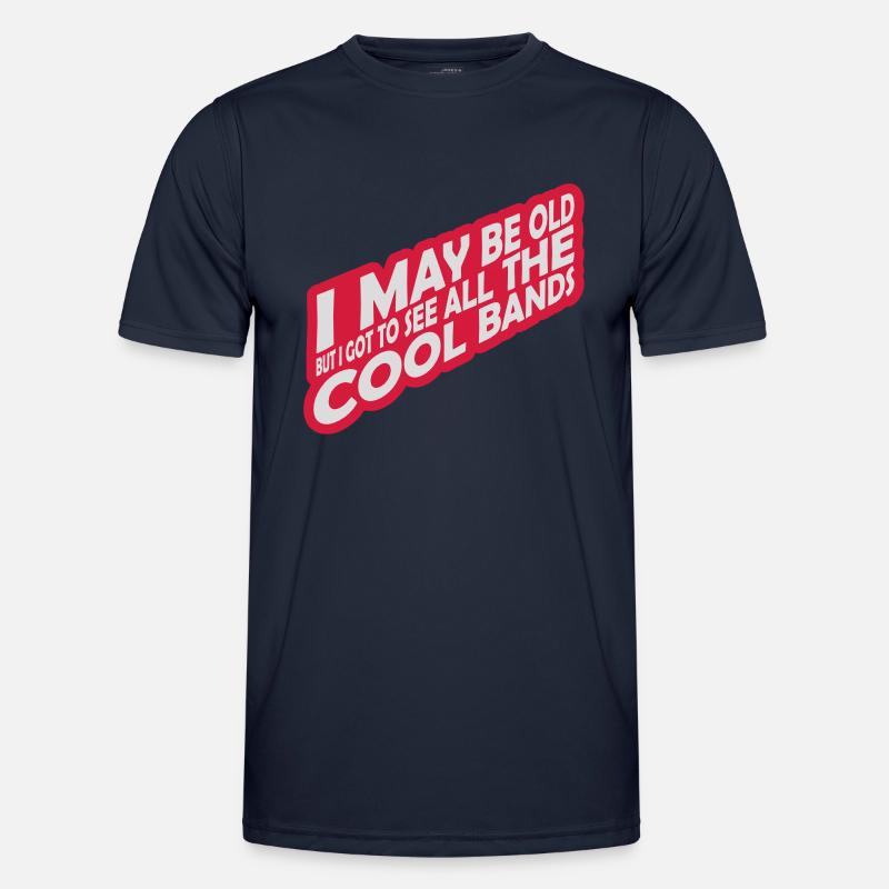 I may be old - Men's Functional T-Shirt - navy