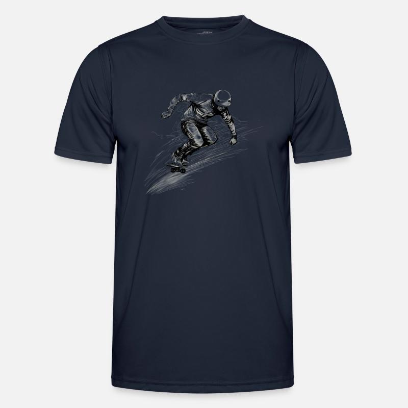 Skateboard - Men's Functional T-Shirt - navy