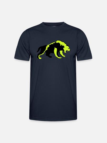 tiger 02 - Männer Funktions-T-Shirt - Navy