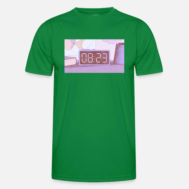 Time – 8:23 Männer Funktions-T-Shirt