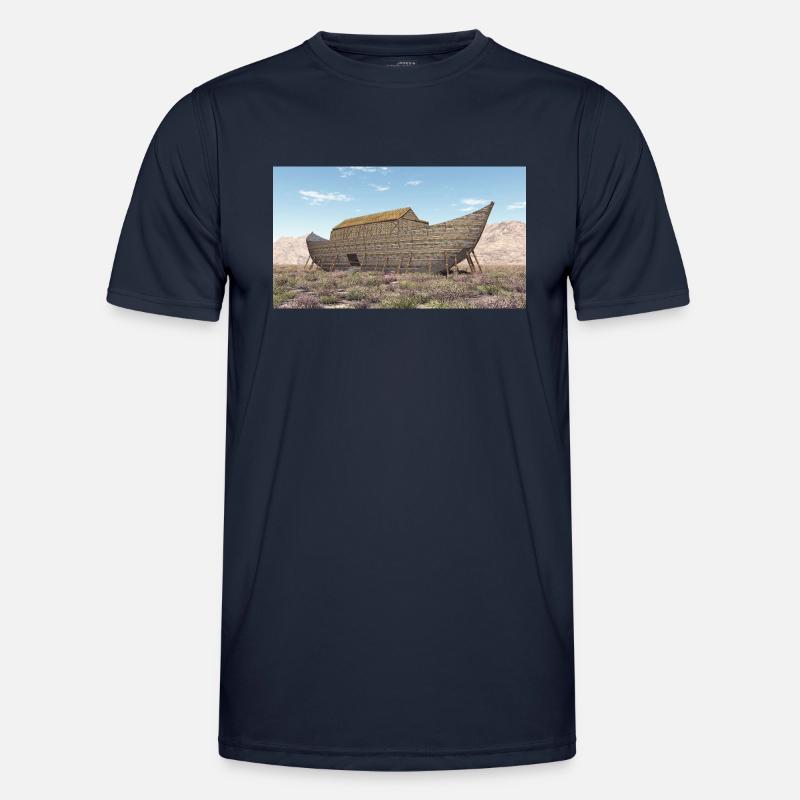 Arche Noah, Bibel, Religion Männer Funktions-T-Shirt