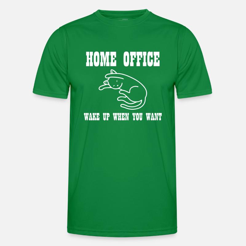 Home Office Work Männer Funktions-T-Shirt