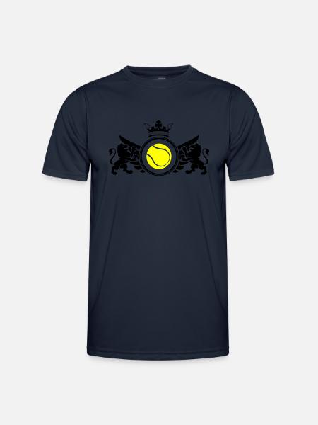 Tennis Crest - Men's Functional T-Shirt - navy