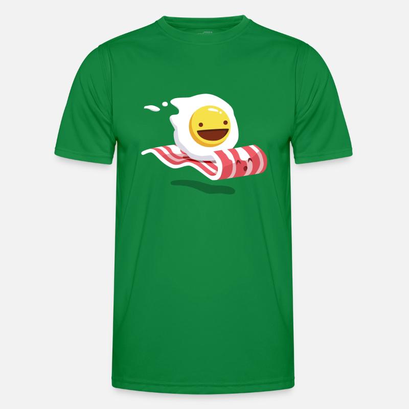Egg Bacon Buddies Men's Functional T-Shirt