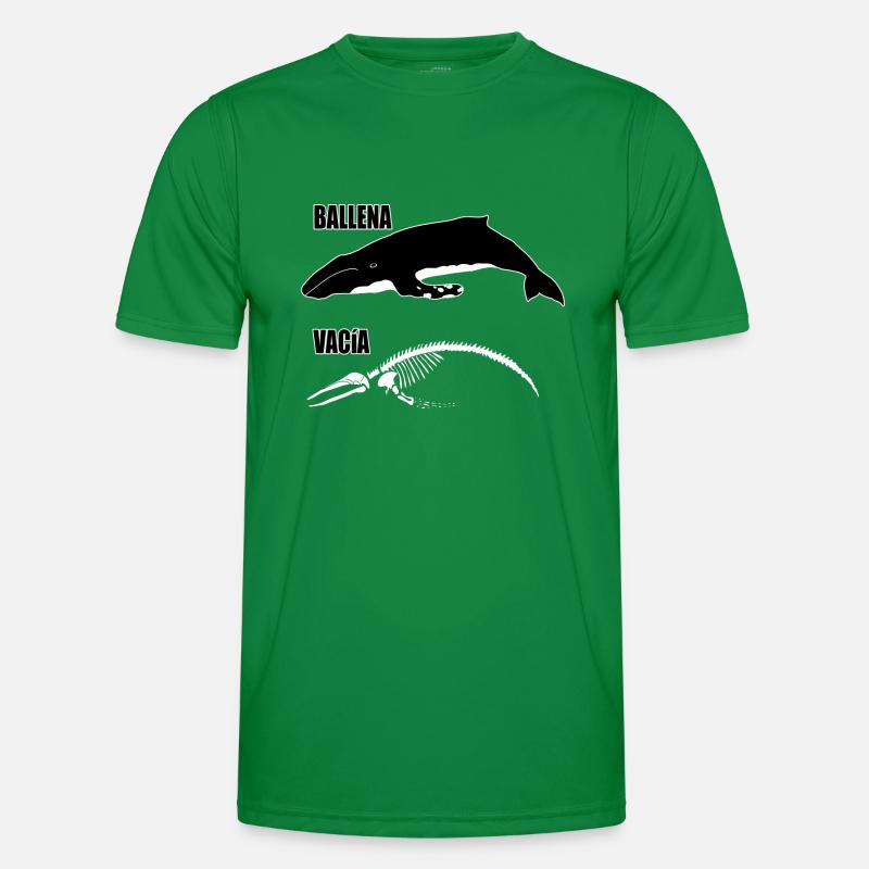 leerer Wal Männer Funktions-T-Shirt