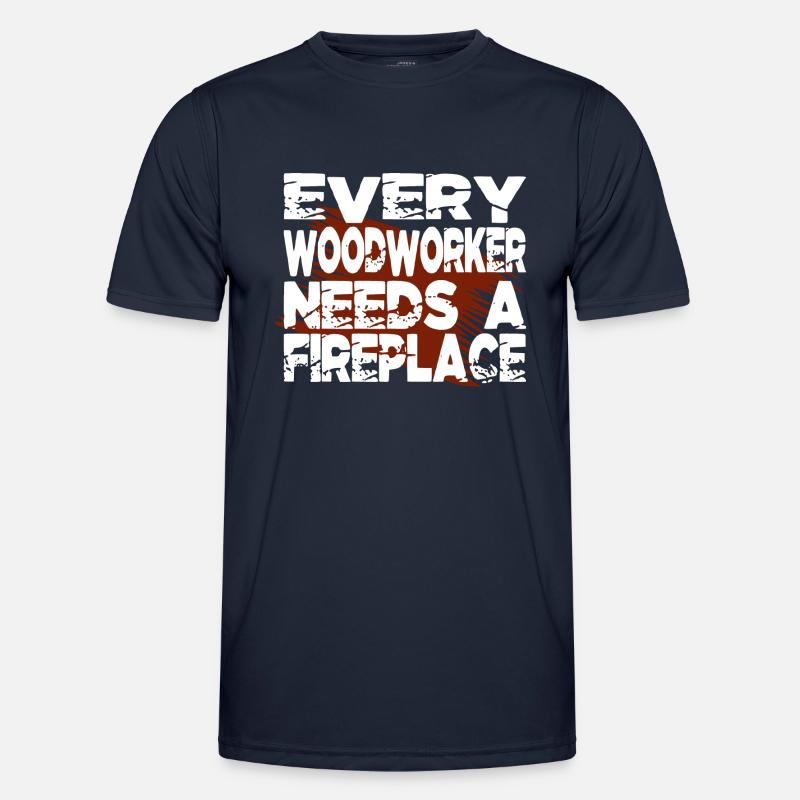 cool cabinetmaker gift idea - Men's Functional T-Shirt - navy