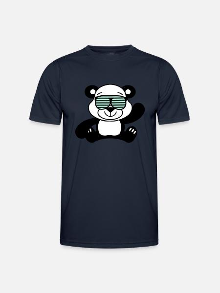 Panda Bear Cool - Men's Functional T-Shirt - navy