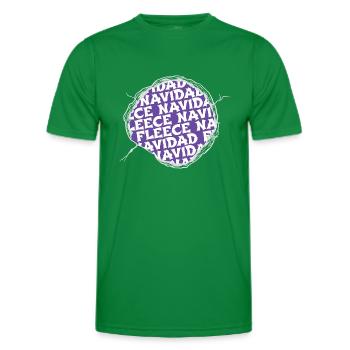 cool present christmas vacation bedroom - Men's Functional T-Shirt - kelly green - Front - AI Model Male 178 dark (178cm)