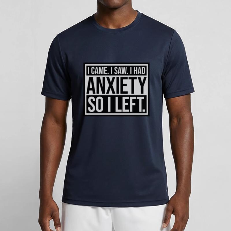 J’avais de l’anxiété en disant T-shirt sport Homme