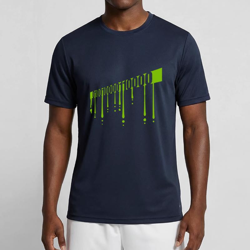 Binary Code Program Language Men's Functional T-Shirt