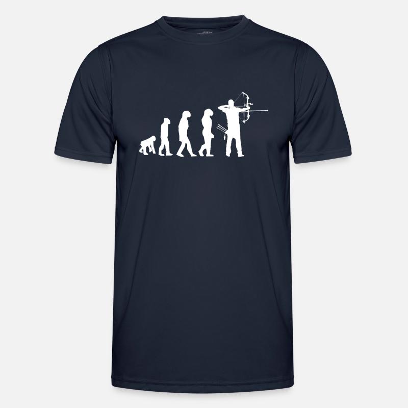 evolution arc - Men's Functional T-Shirt - navy