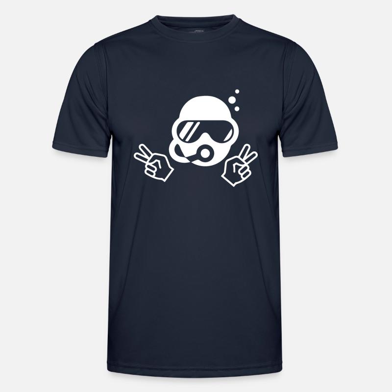 Diving Dive Dive - Men's Functional T-Shirt - navy