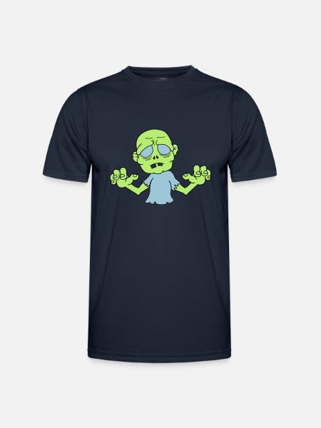 (zombie_2) - Männer Funktions-T-Shirt - Navy
