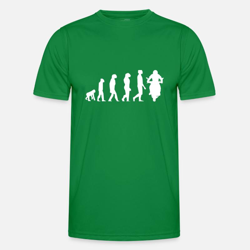 Motorrad Evolution Männer Funktions-T-Shirt