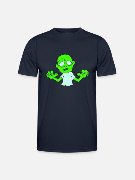 Zombie - Men's Functional T-Shirt - navy