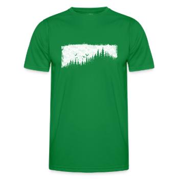 Forest - Men's Functional T-Shirt - kelly green - Front - AI Model Male 178 dark (178cm)
