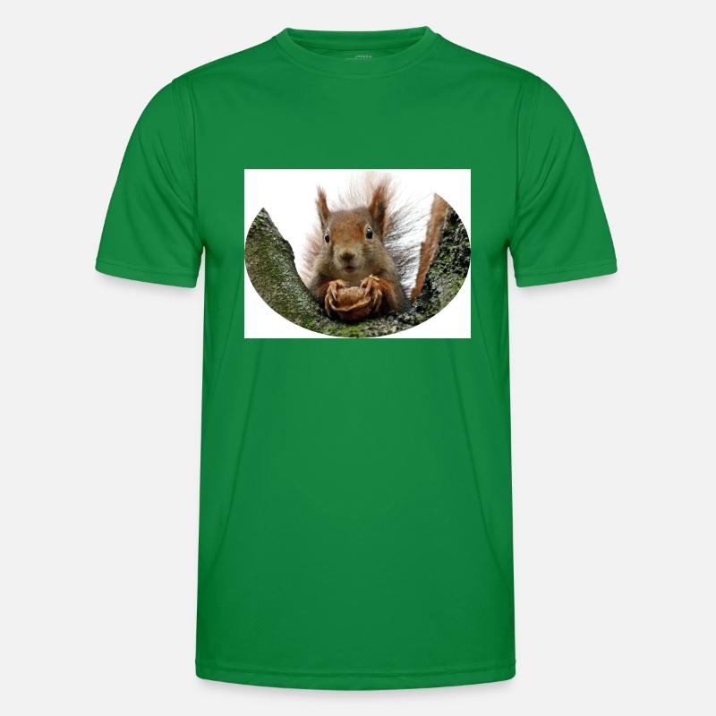 Eichhörnchen, Isibat Männer Funktions-T-Shirt