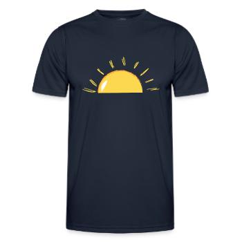 Sunshine - Men's Functional T-Shirt - navy - Front - AI Model Male 178 dark (178cm)