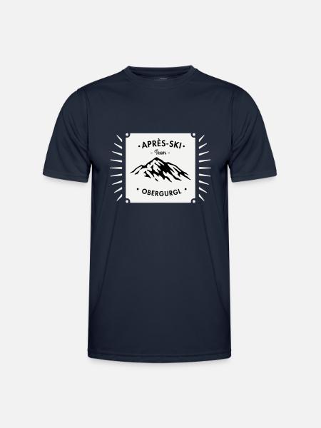 Après-Ski Obergurgl - Men's Functional T-Shirt - navy