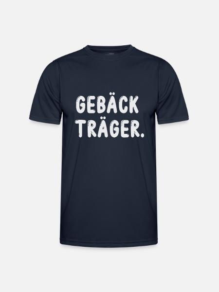 Gebäck Träger Gebäckträger - Männer Funktions-T-Shirt - Navy