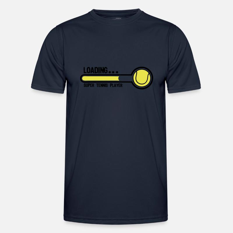tennis loading super player1 - Men's Functional T-Shirt - navy