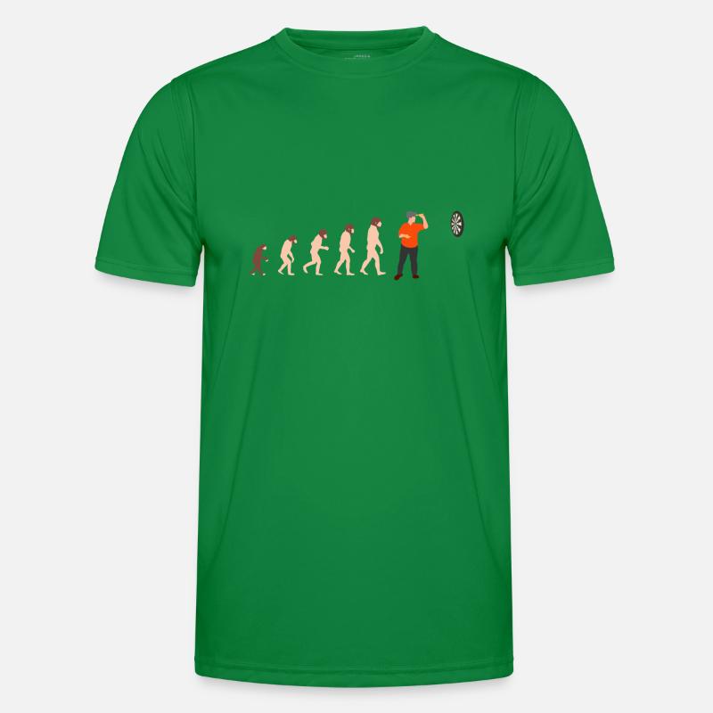Human Evolution Darts Player Idée cadeau drôle T-shirt sport Homme
