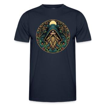 Druide - T-shirt sport Homme - bleu marine - Devant - AI Model Male 178 dark (178cm)