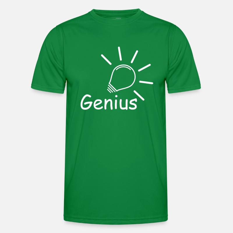 Genius light bulb Men's Functional T-Shirt