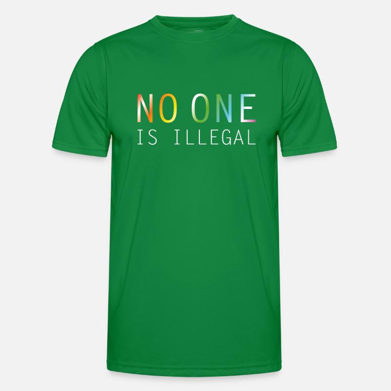 No one is illegal Men's Functional T-Shirt